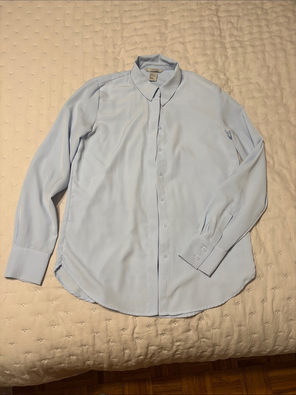 Light Blue Wrinkle Free Dress Shirt - Classic Button-Down